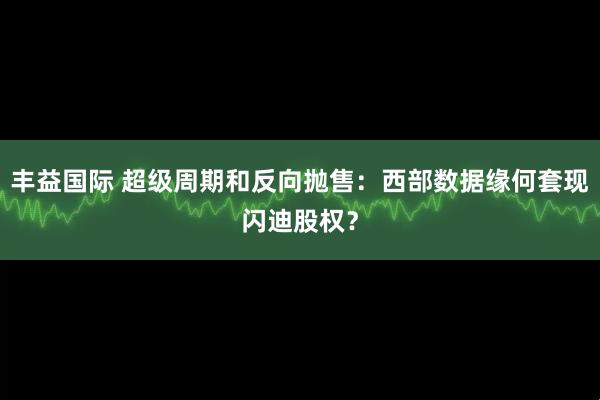 丰益国际 超级周期和反向抛售：西部数据缘何套现闪迪股权？